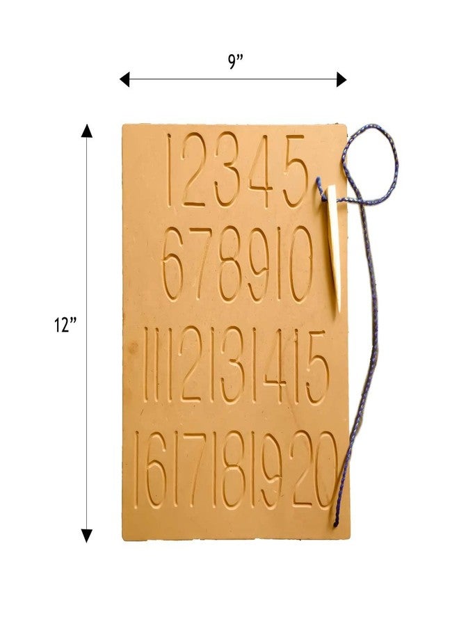 RCW Educational Wooden Tracing Board for Kids | Handwriting and Learning Slates for Children | Set of 5 Capital, Small, Hindi Ka Ka, Number, Varnamala - Image 5